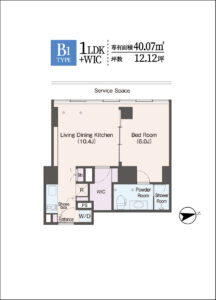 ウェリスアーバン品川　間取り