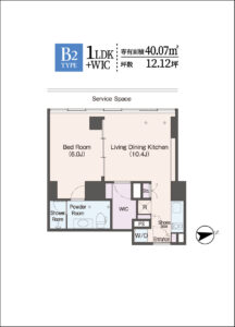 ウェリスアーバン品川　間取り