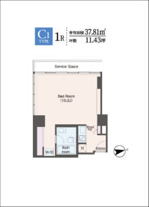 ウェリスアーバン品川　間取り
