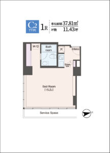 ウェリスアーバン品川　間取り