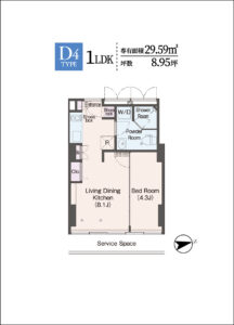 ウェリスアーバン品川　間取り