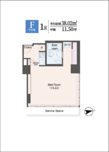 ウェリスアーバン品川　間取り