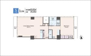 ウェリスアーバン品川　間取り